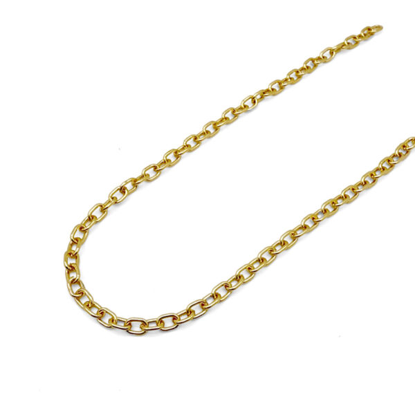 15330744492 corrente de aluminio cadeado 1 2mm ouro 2